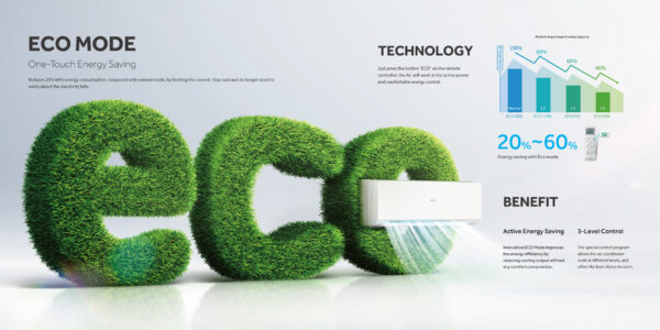 Air Conditioner HeatCool Inverter HSU-18HeatCool:(INV)(Wifi)(3DF)(QH) - Image 10
