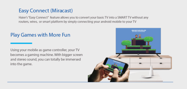 Haier Television 32" H-CAST SERIES LED TV H32D2MS - Image 9